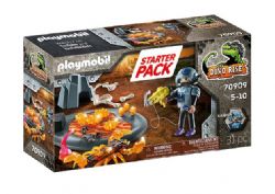 PLAYMOBIL DINO - STARTER PACK AGENT AVEC SCORPION DE FEU #70909